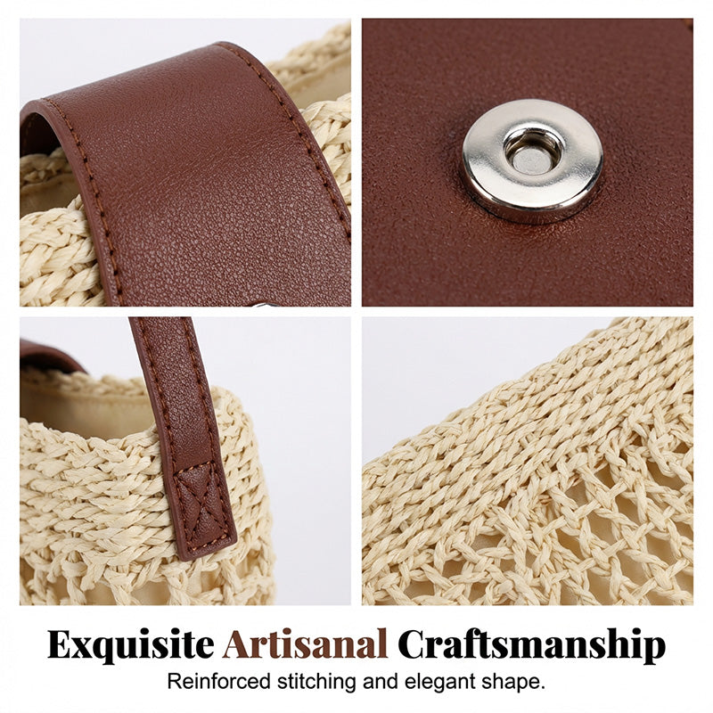 👜✨ Woven Crossbody Bag – Boho, Handwoven, Adjustable, Lightweight ✨