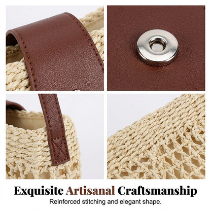 👜✨ Woven Crossbody Bag – Boho, Handwoven, Adjustable, Lightweight ✨