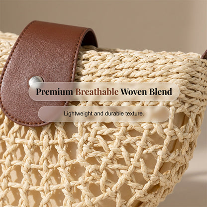 👜✨ Woven Crossbody Bag – Boho, Handwoven, Adjustable, Lightweight ✨