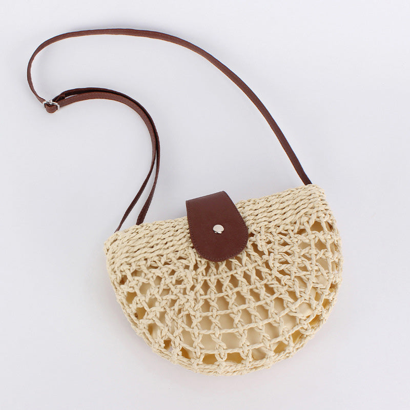 👜✨ Woven Crossbody Bag – Boho, Handwoven, Adjustable, Lightweight ✨