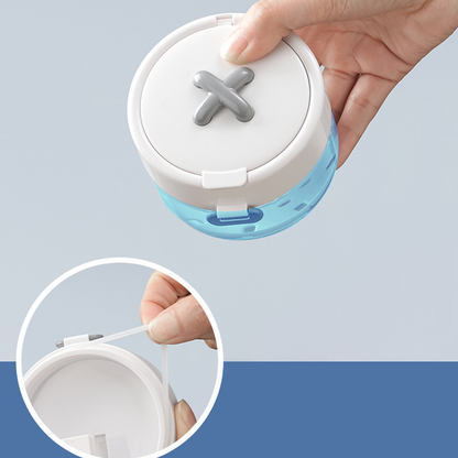 🦷✨Multifunctional Denture Storage Case with Cleaning Basket – Compact & Hygienic