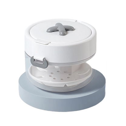 🦷✨Multifunctional Denture Storage Case with Cleaning Basket – Compact & Hygienic