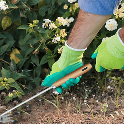🌿🔧Multifunctional Garden Weeding Forks with Wooden Handle🌱