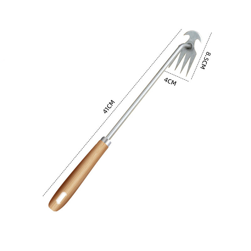 🌿🔧Multifunctional Garden Weeding Forks with Wooden Handle🌱