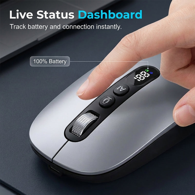 🖱️💬AI Smart Voice Wireless Mouse Real-Time Translation, Silent Click  Boosts Productivity! ⚡
