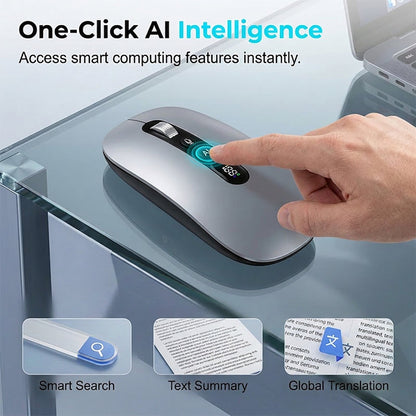 🖱️💬AI Smart Voice Wireless Mouse Real-Time Translation, Silent Click  Boosts Productivity! ⚡