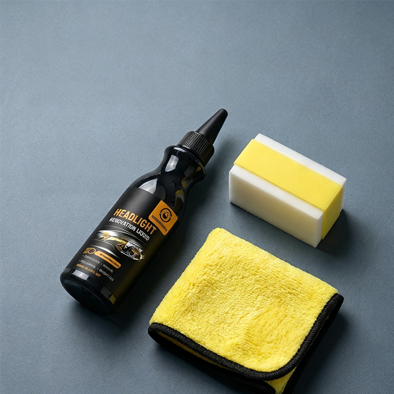 🚗Ultimate Headlight Renovation Liquid – Removes Yellowing, UV Protection, Kit Included ✨
