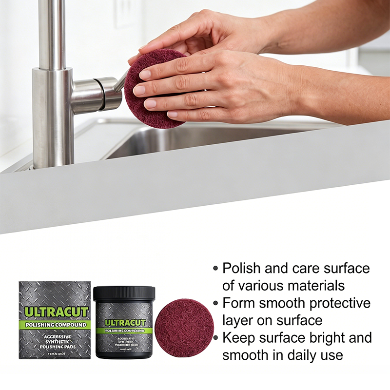 Polishing stainless steel faucet