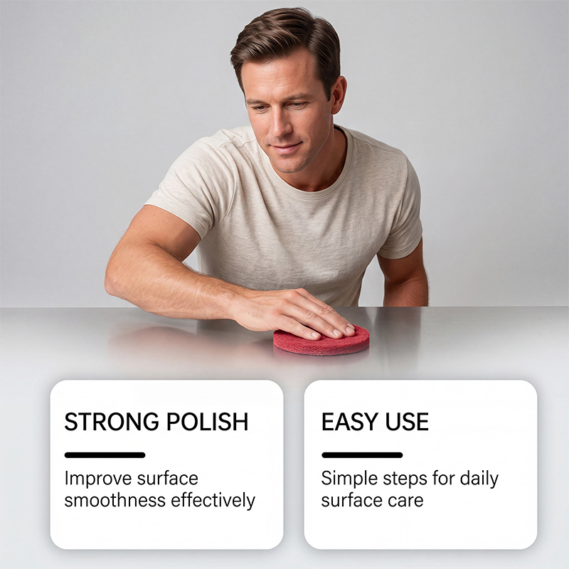 Easy manual surface polishing