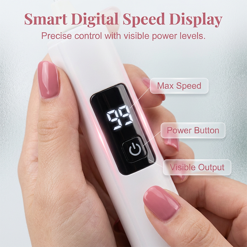 💅✨Professional Electric Nail Polisher –99-speed Multiple heads for shaping & buffing🌟💎
