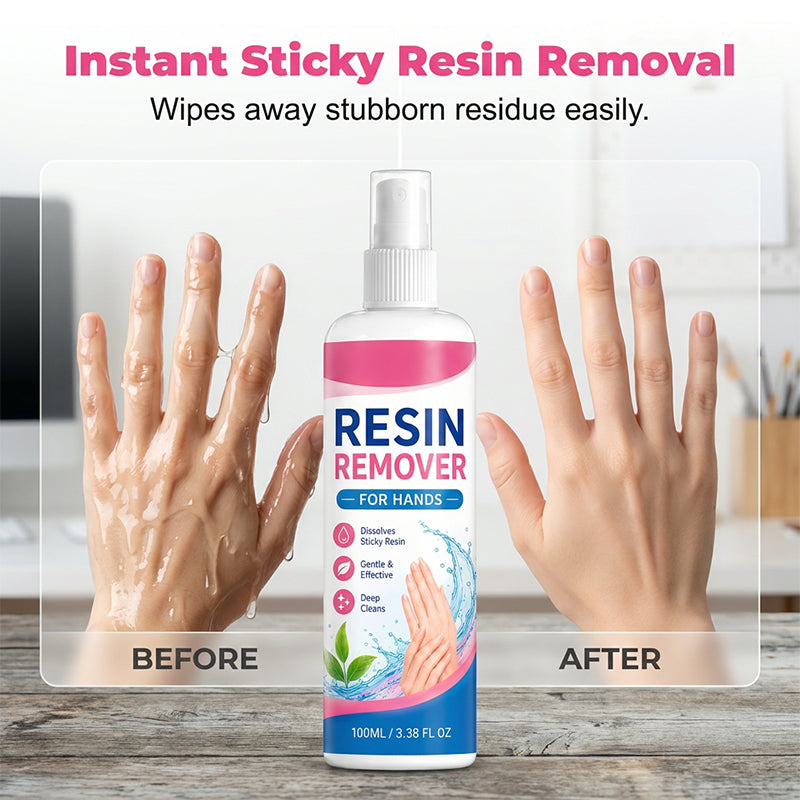 ✨🤲Gentle Resin Remover for Hands – Instantly dissolves sticky epoxy & UV resin.A must for crafters!🎨