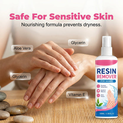 ✨🤲Gentle Resin Remover for Hands – Instantly dissolves sticky epoxy & UV resin.A must for crafters!🎨