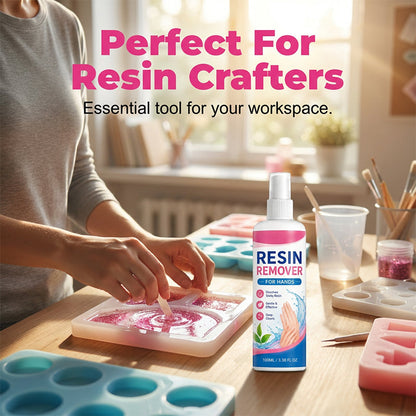 ✨🤲Gentle Resin Remover for Hands – Instantly dissolves sticky epoxy & UV resin.A must for crafters!🎨