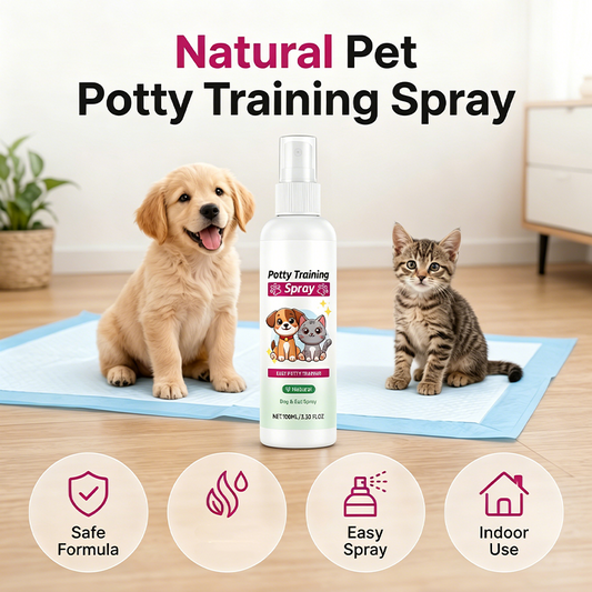 Pet Potty Training Spray for Dogs & Cats