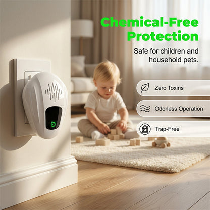 Ultrasonic repellents against mice and mosquitoes