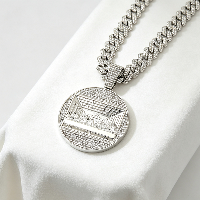 💫Statement Cuban Pendant Chain Necklace