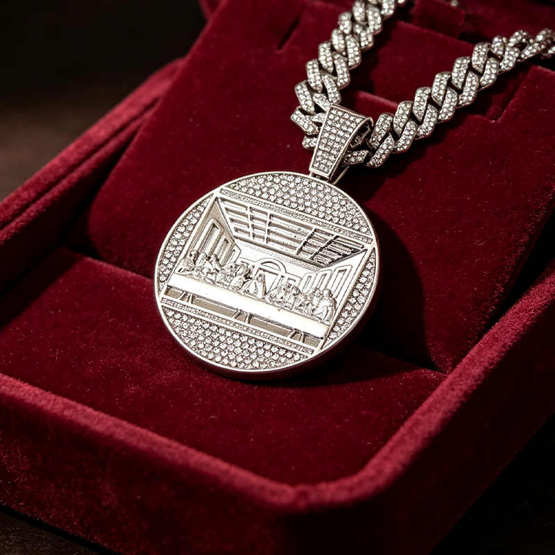 💫Statement Cuban Pendant Chain Necklace