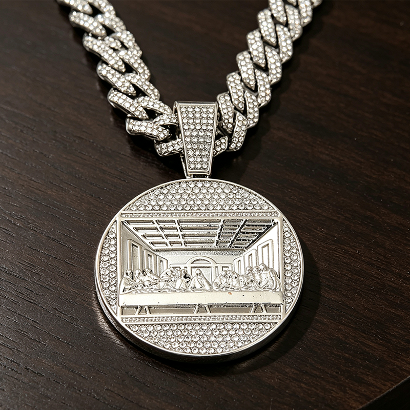 💫Statement Cuban Pendant Chain Necklace