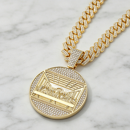 💫Statement Cuban Pendant Chain Necklace