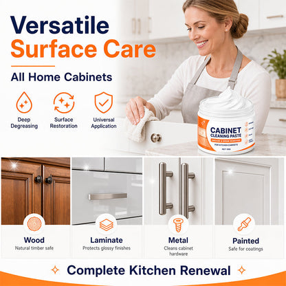 🔥Wooden cabinet cleaning paste for furniture refinishing