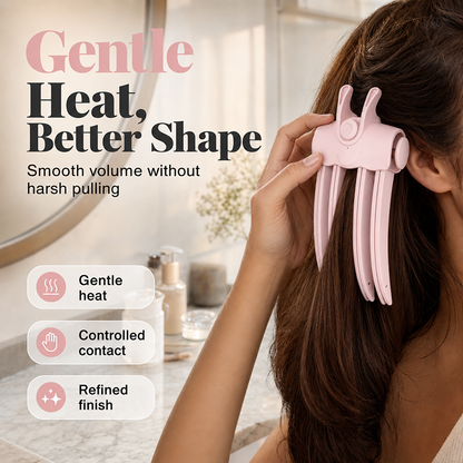 🎉Wireless Heated Volumizing Root Lift Clip, Portable Travel Hair Styling Tool💇