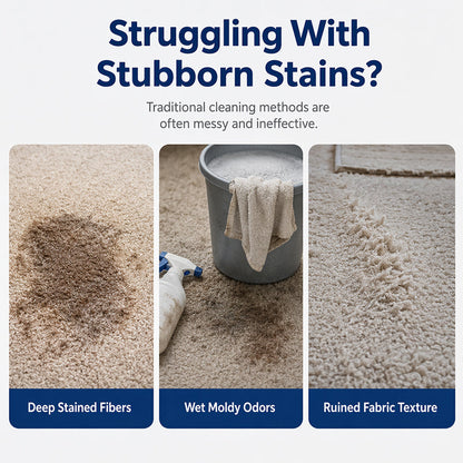 🛋️✨No‑Rinse Fabric Cleaner Spray – fresh in minutes! 🧼💨