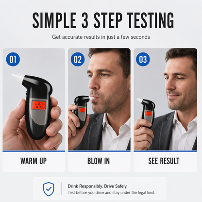 ⏰Portable Breath Alcohol Tester