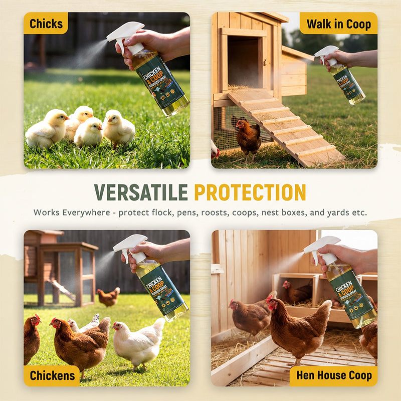 ⚡🐔 Natural spray for the chicken coop