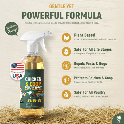 ⚡🐔 Natural spray for the chicken coop