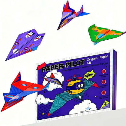 🎉🔥 Creative DIY Paper Airplane Set For Kids