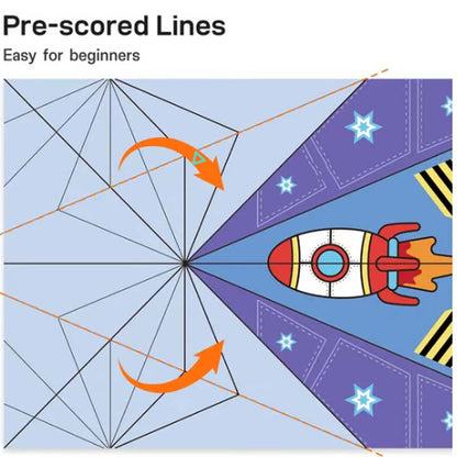 🎉🔥 Creative DIY Paper Airplane Set For Kids