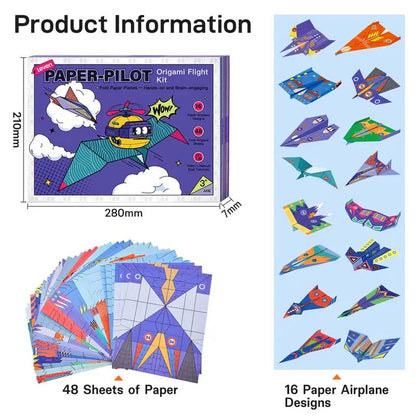 🎉🔥 Creative DIY Paper Airplane Set For Kids