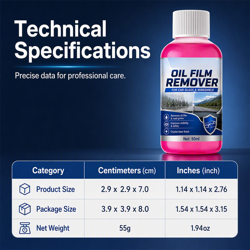 Car Glass Oil Film Remover Windshield Cleaner