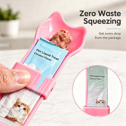 🎉 2026 Sale 🐱Mess‑Free Ergonomic Cat Strip Puree Feeder ✨