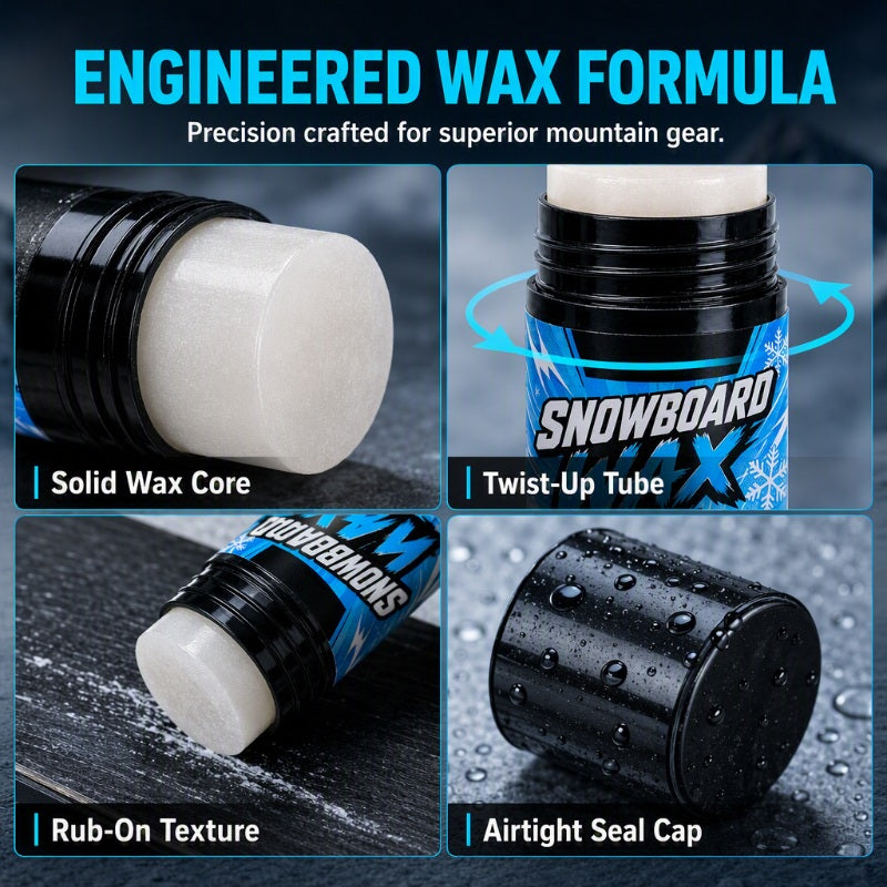 Quick Rub-On Snowboard Wax Stick