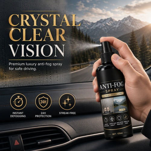 🚗Car Glass Anti‑Fog Spray‑ 24H Long‑Lasting Streak‑Free Defogger Spray