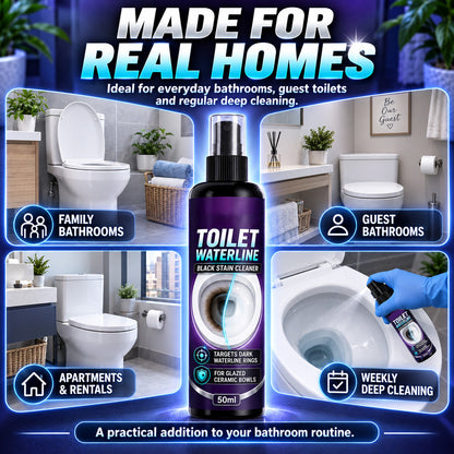 🥳2026 HOT SALE🚽🌟 Waterline Cleaner – concentrated blue gel clings to vertical stains✅