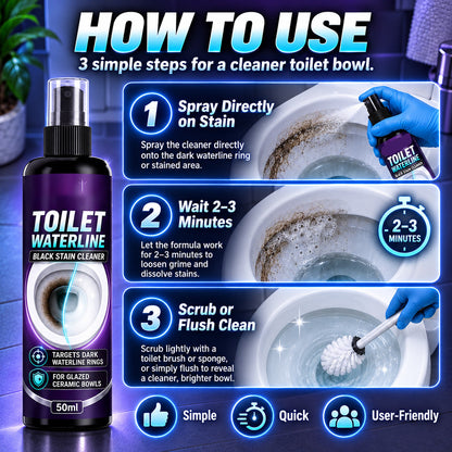 🥳2026 HOT SALE🚽🌟 Waterline Cleaner – concentrated blue gel clings to vertical stains✅