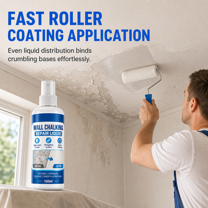 🥳2026 HOT SALE🏠🧱 Wall Repair Liquid – locks chalky plaster instantly🛠️