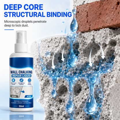 🥳2026 HOT SALE🏠🧱 Wall Repair Liquid – locks chalky plaster instantly🛠️