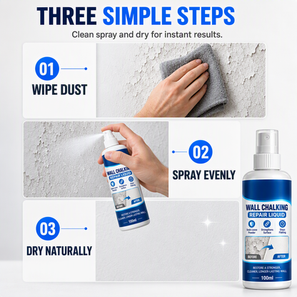 🥳2026 HOT SALE🏠🧱 Wall Repair Liquid – locks chalky plaster instantly🛠️