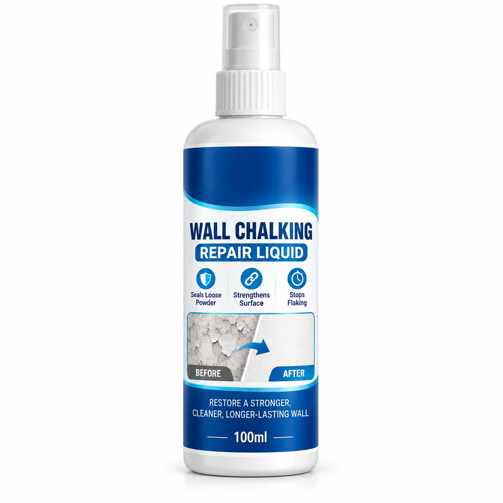 🥳2026 HOT SALE🏠🧱 Wall Repair Liquid – locks chalky plaster instantly🛠️