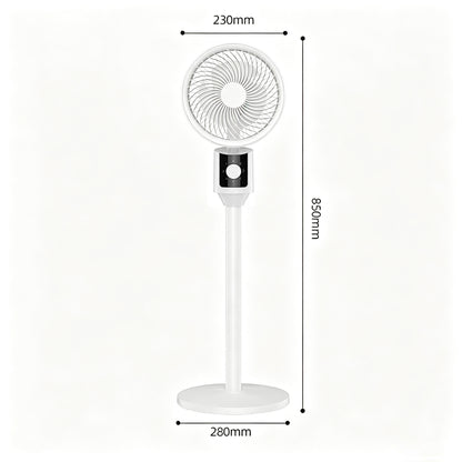 Oscillating Electric Stand Fan with Adjustable Height
